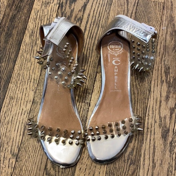 silver sandals size 11